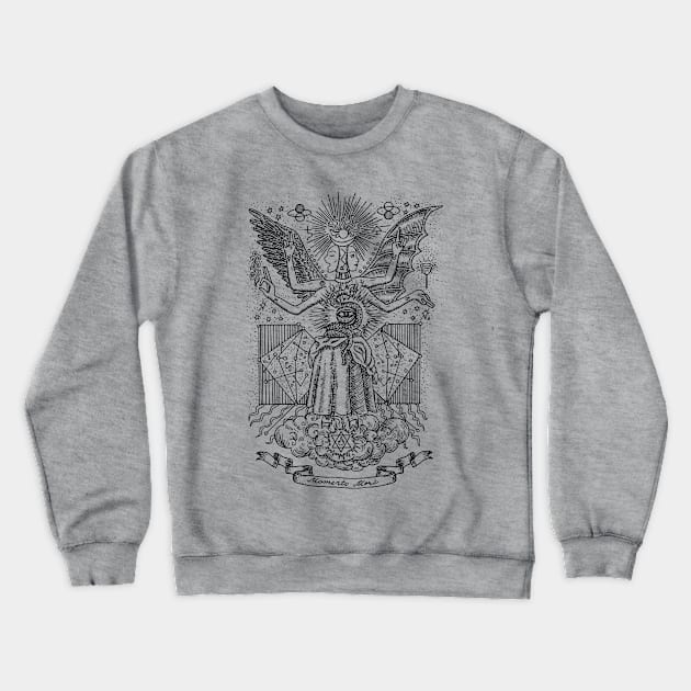 Momento Mori: You Have To Die (Version 1) Mystic and occult design. Crewneck Sweatshirt by Mystic Arts